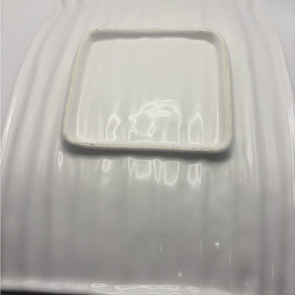 White Asparagus Ceramic Tray/Plate - Picture 8 of 10